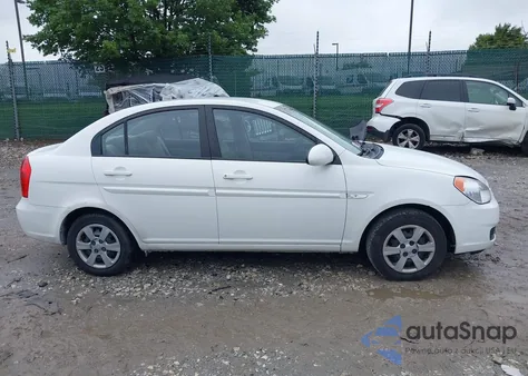 2007 Hyundai Accent Gls from USA, damaged, VIN KMHCN46C27U093853